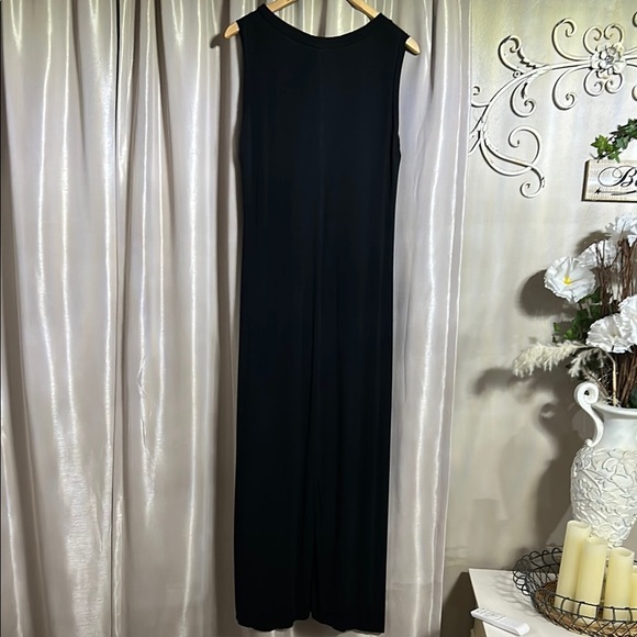 Tahari Black Sheath Maxi Dress for Cocktail - Picture 4 of 8
